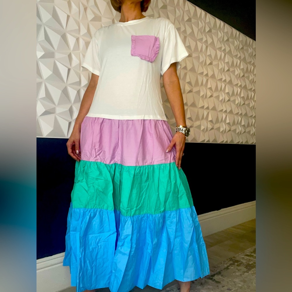 Pastel Tshirt dress